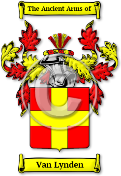 Van Lynden Family Crest Download (jpg) Legacy Series - 150 DPI